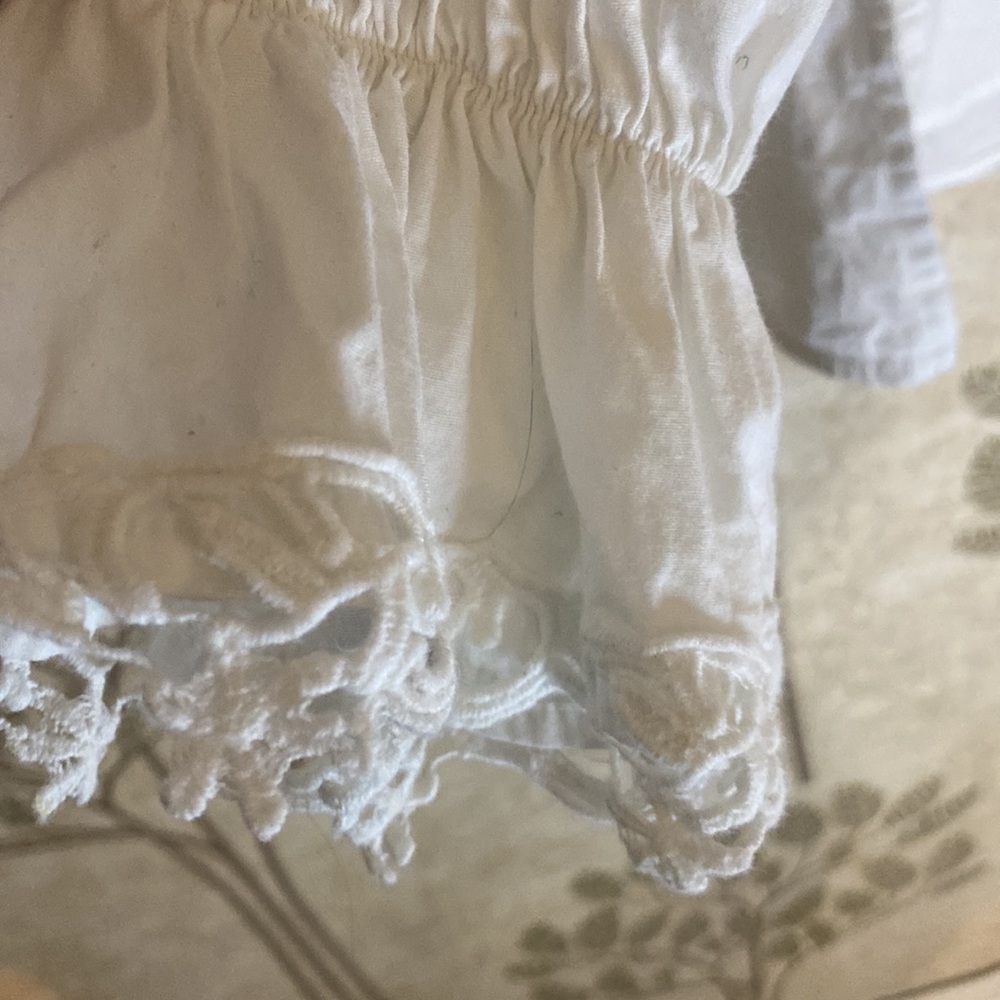 Soft Surroundings Size Small Button Down Ruffled … - image 5